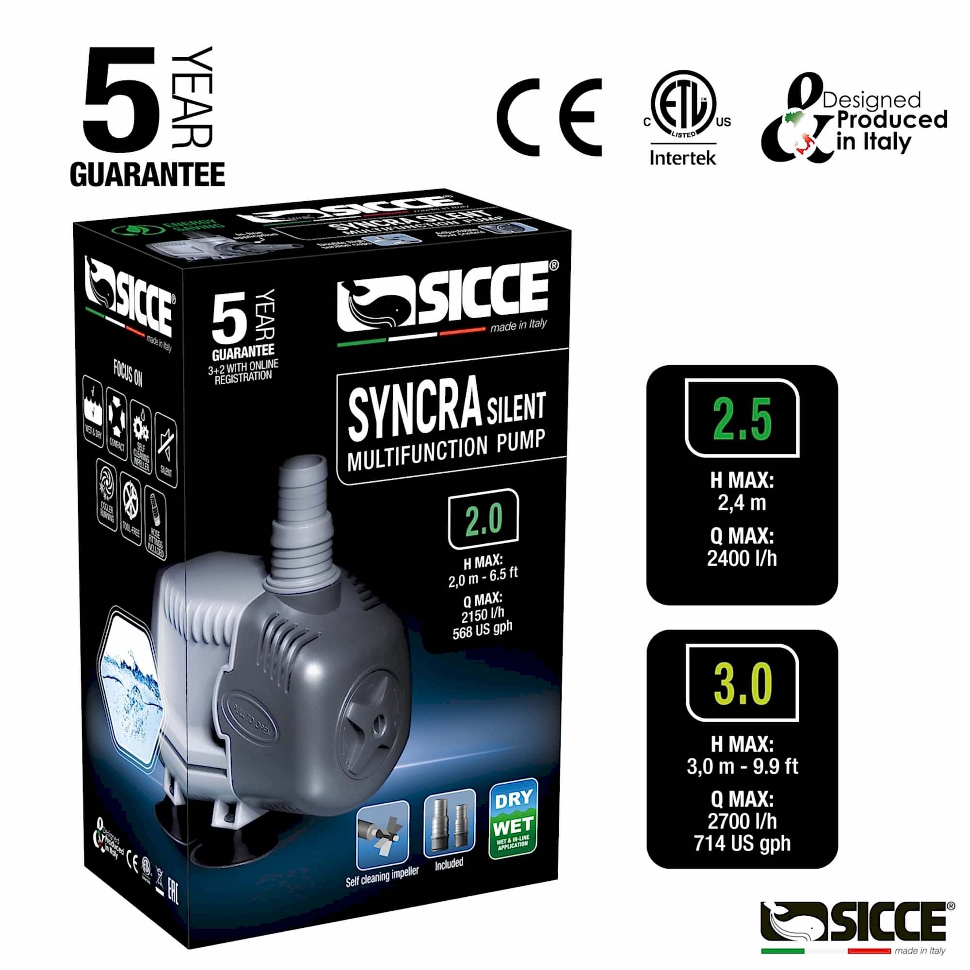 Sicce - Syncra Silent 2 Kafa Motoru