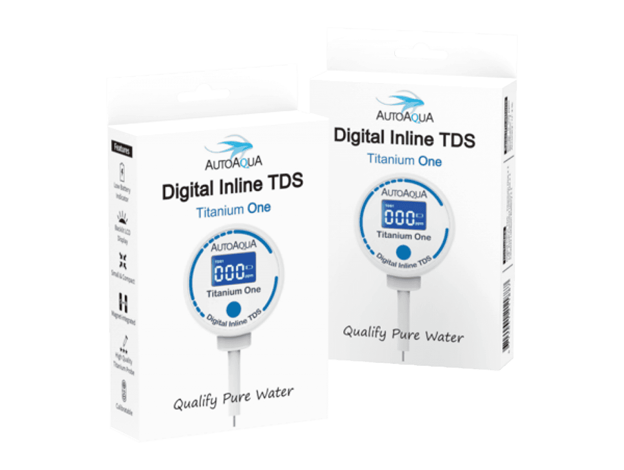 AUTOAQUA - Digital Inline Tds - Titanium One TDS-100